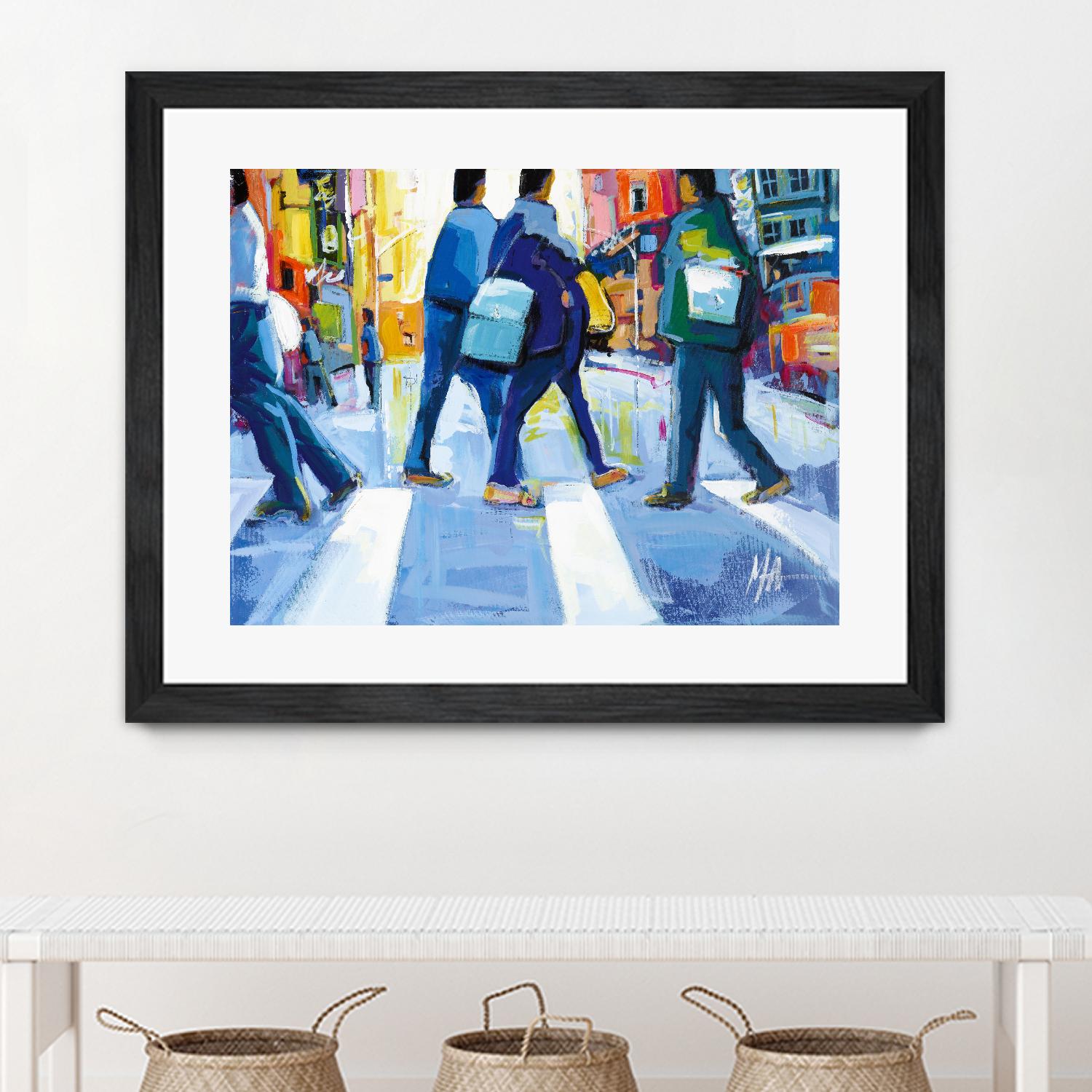 Go City III by Marc Archambault on GIANT ART - green city scene