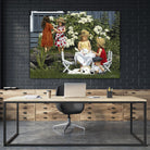 Golden Party by Sarah Fecteau on GIANT ART - red naive