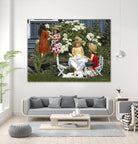 Golden Party by Sarah Fecteau on GIANT ART - red naive