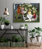 Golden Party by Sarah Fecteau on GIANT ART - red naive