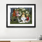 Golden Party by Sarah Fecteau on GIANT ART - red naive