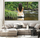 La rivière des romances by Sarah Fecteau on GIANT ART - beige nude