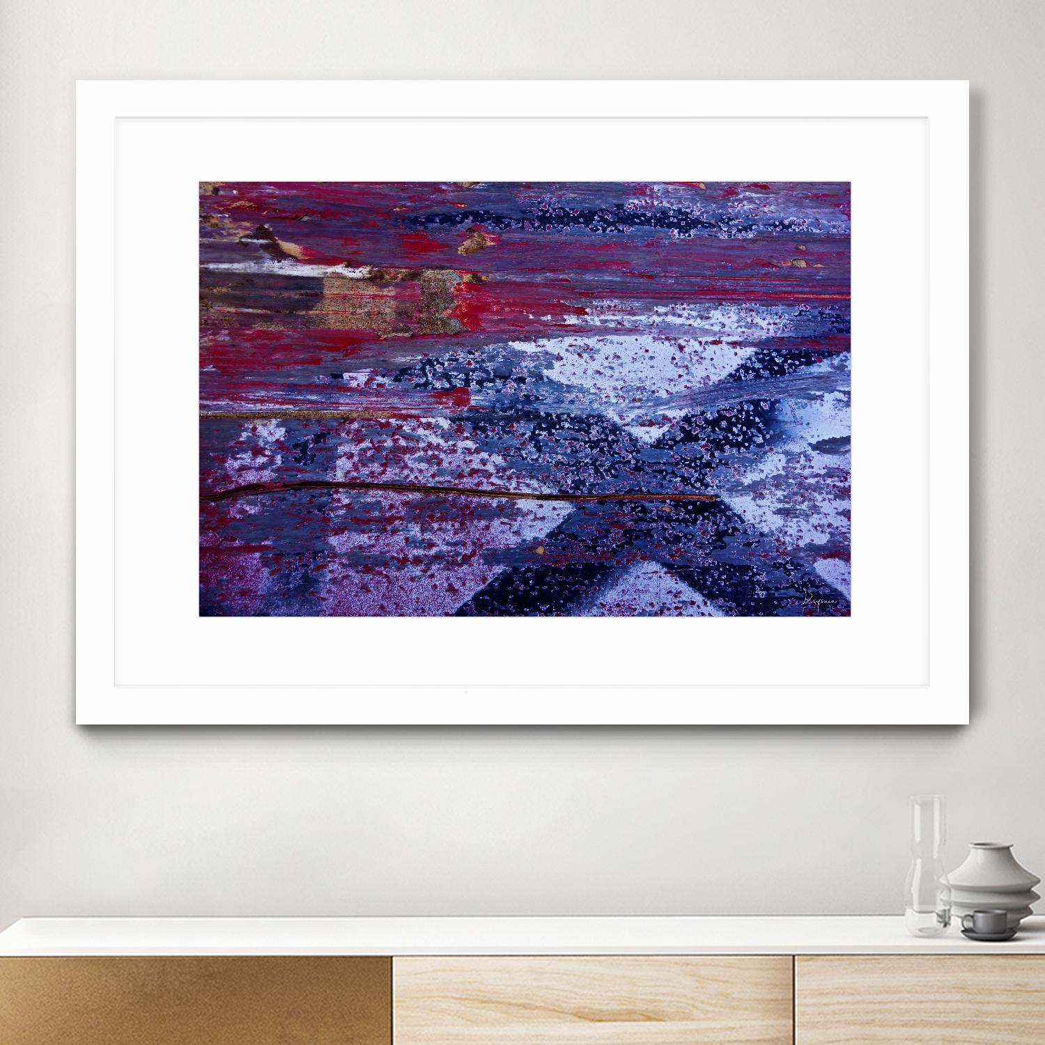 We Meet Halfway I by Jean-François Dupuis on GIANT ART - purple abstract