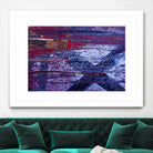 We Meet Halfway I by Jean-François Dupuis on GIANT ART - purple abstract