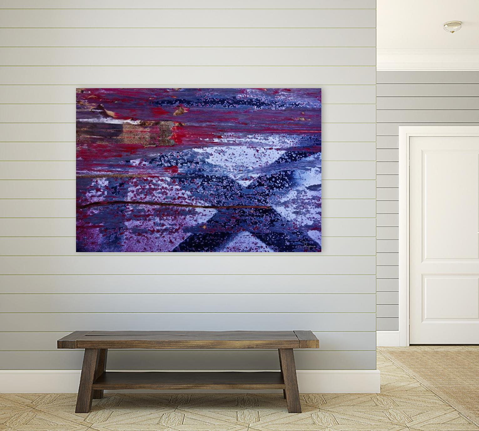 We Meet Halfway I by Jean-François Dupuis on GIANT ART - purple abstract