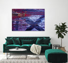 We Meet Halfway I by Jean-François Dupuis on GIANT ART - purple abstract