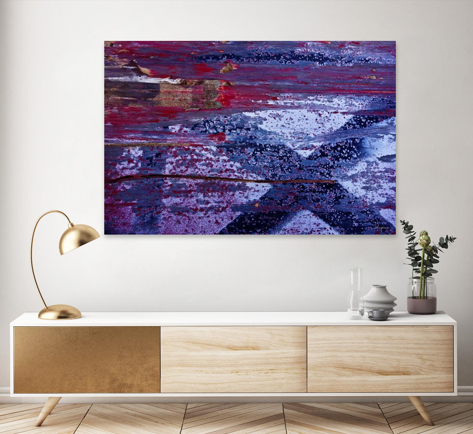 We Meet Halfway I by Jean-François Dupuis on GIANT ART - purple abstract