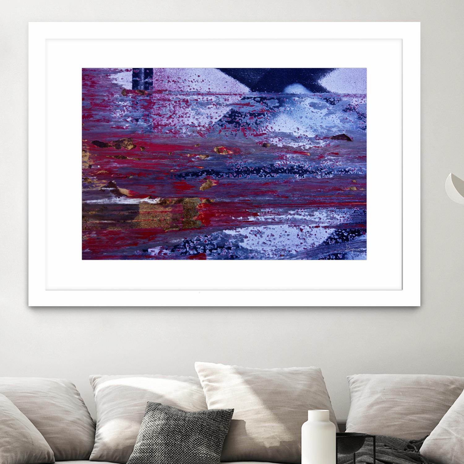 We Meet Halfway II by Jean-François Dupuis on GIANT ART - purple abstract