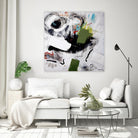Kérouac by Pierre David on GIANT ART - green abstract quebec artists