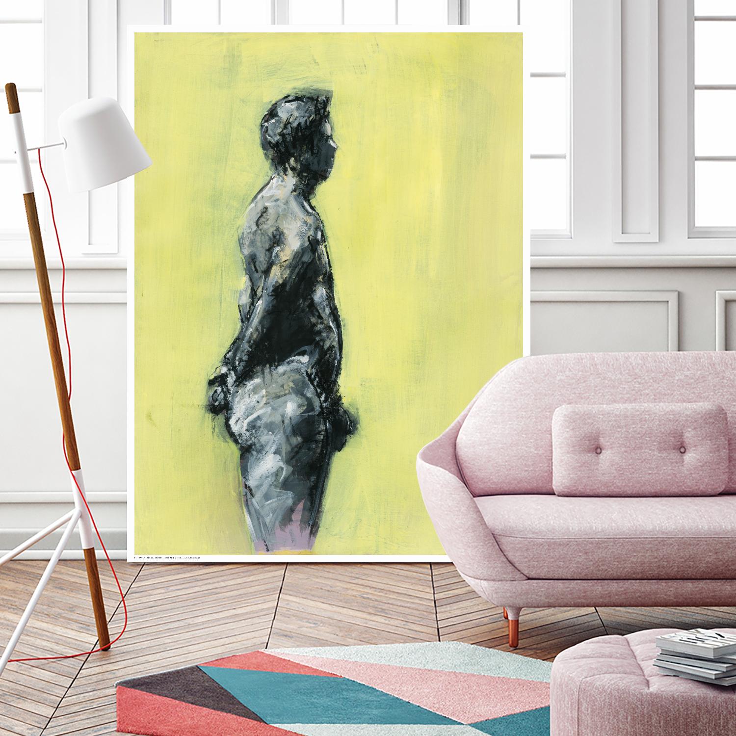 Rizas by Jacques Clement on GIANT ART - grey nude