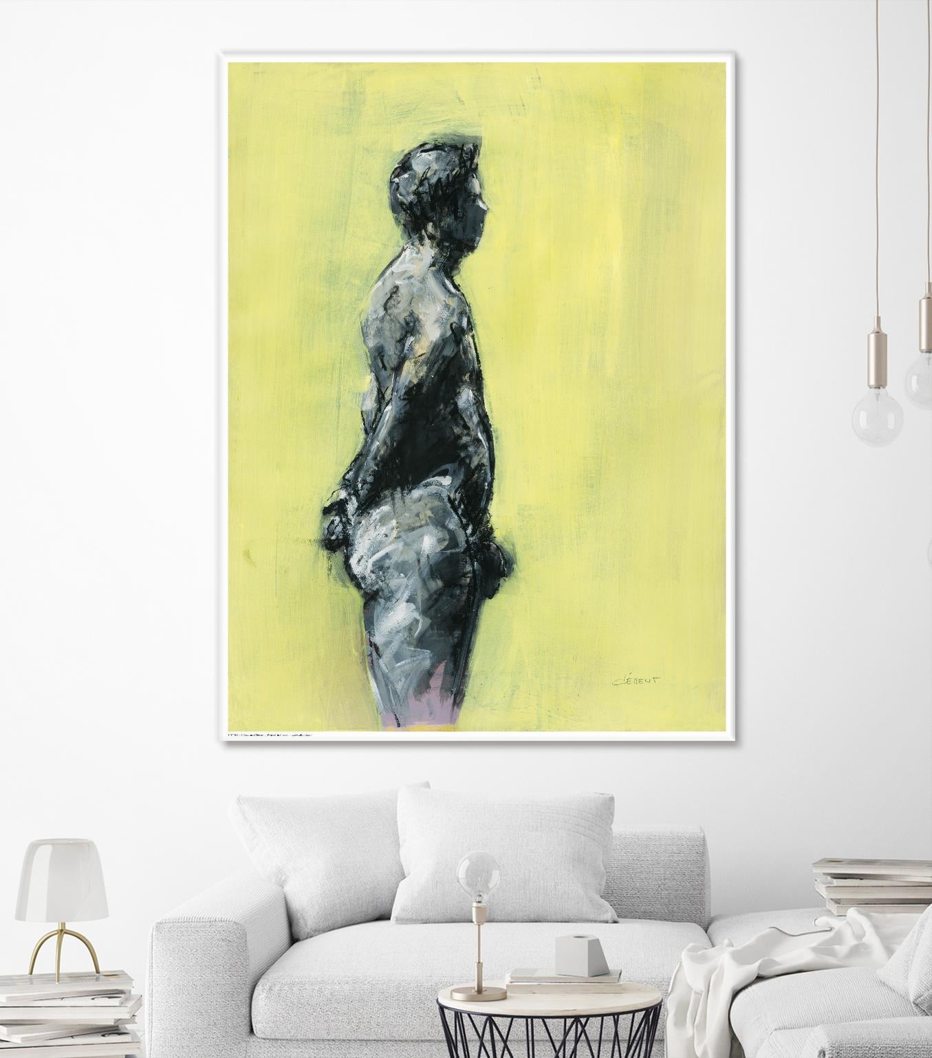 Rizas by Jacques Clement on GIANT ART - grey nude