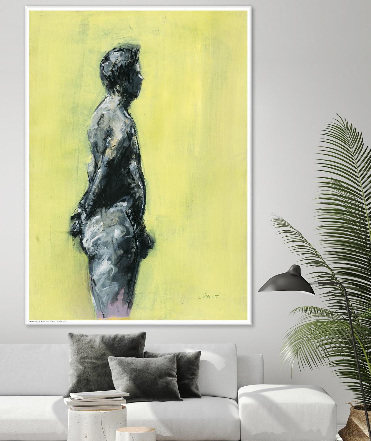 Rizas by Jacques Clement on GIANT ART - grey nude