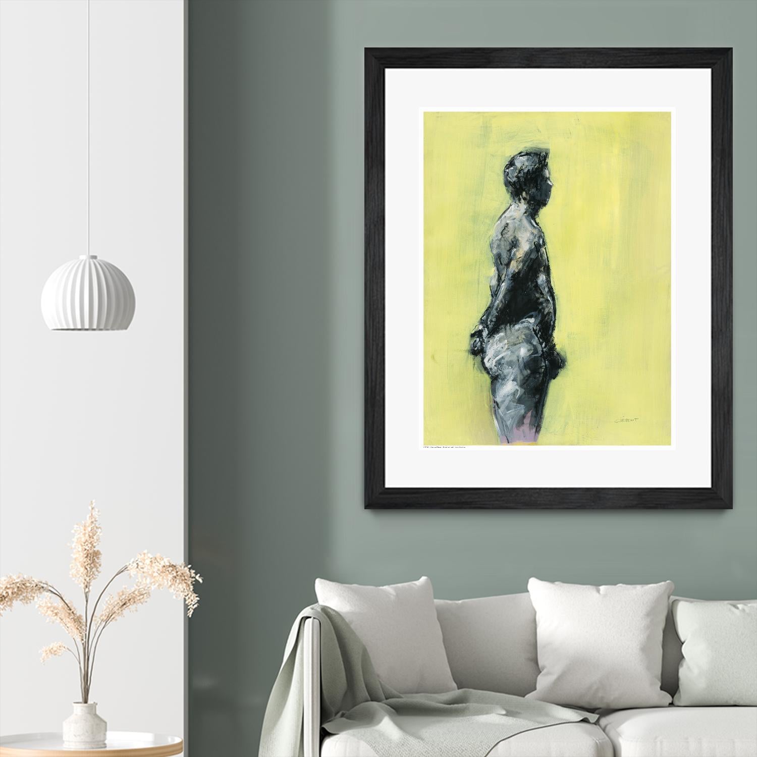 Rizas by Jacques Clement on GIANT ART - grey nude