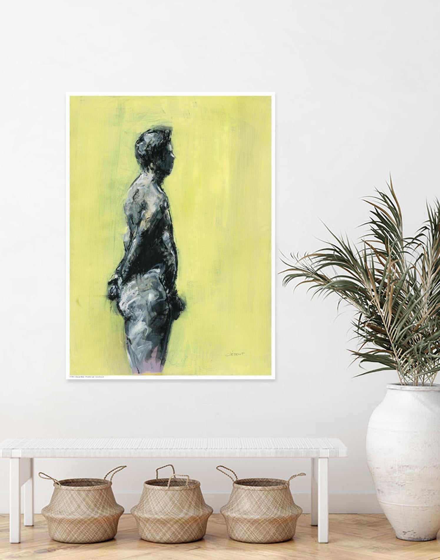 Rizas by Jacques Clement on GIANT ART - grey nude