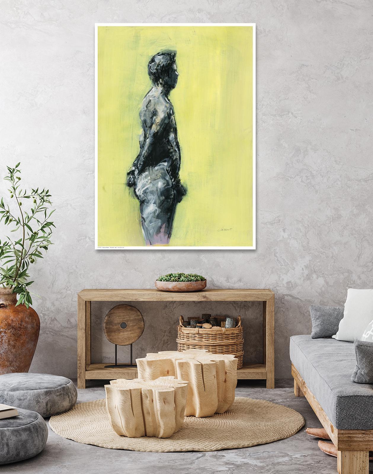 Rizas by Jacques Clement on GIANT ART - grey nude