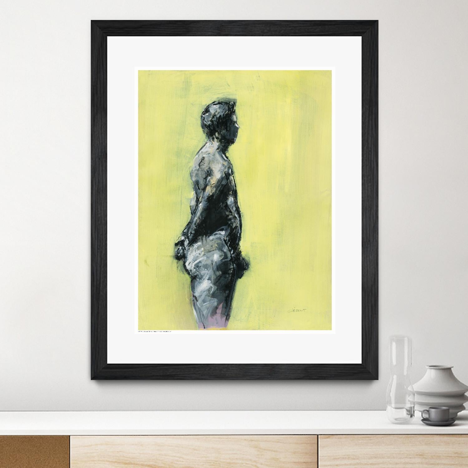 Rizas by Jacques Clement on GIANT ART - grey nude