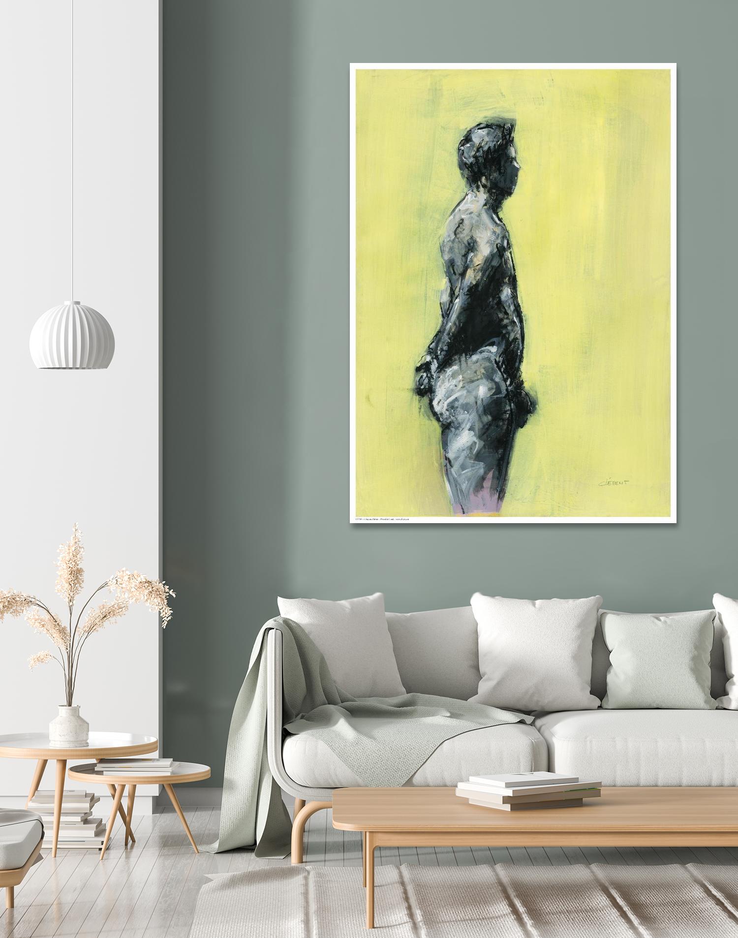 Rizas by Jacques Clement on GIANT ART - grey nude