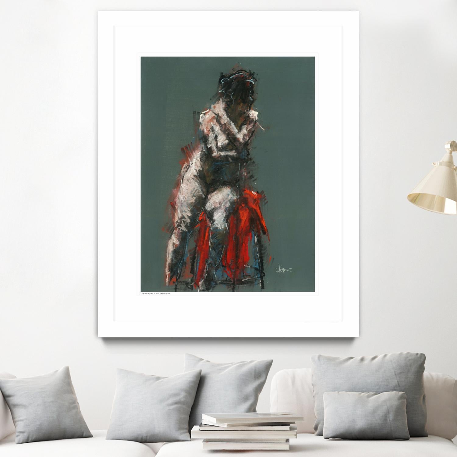 Hadel by Jacques Clement on GIANT ART - red nude