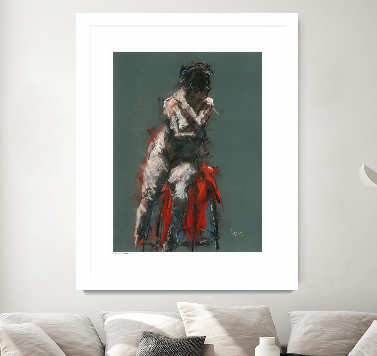 Hadel by Jacques Clement on GIANT ART - red nude