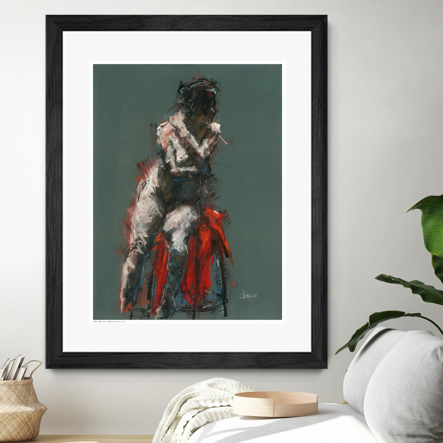 Hadel by Jacques Clement on GIANT ART - red nude