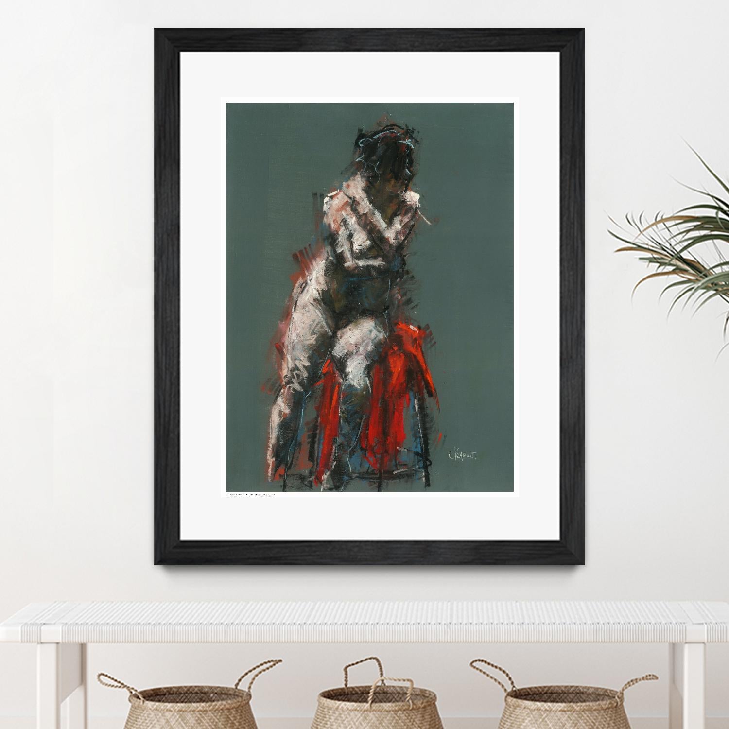 Hadel by Jacques Clement on GIANT ART - red nude