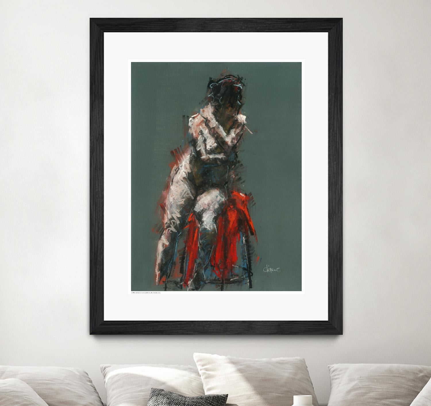 Hadel by Jacques Clement on GIANT ART - red nude