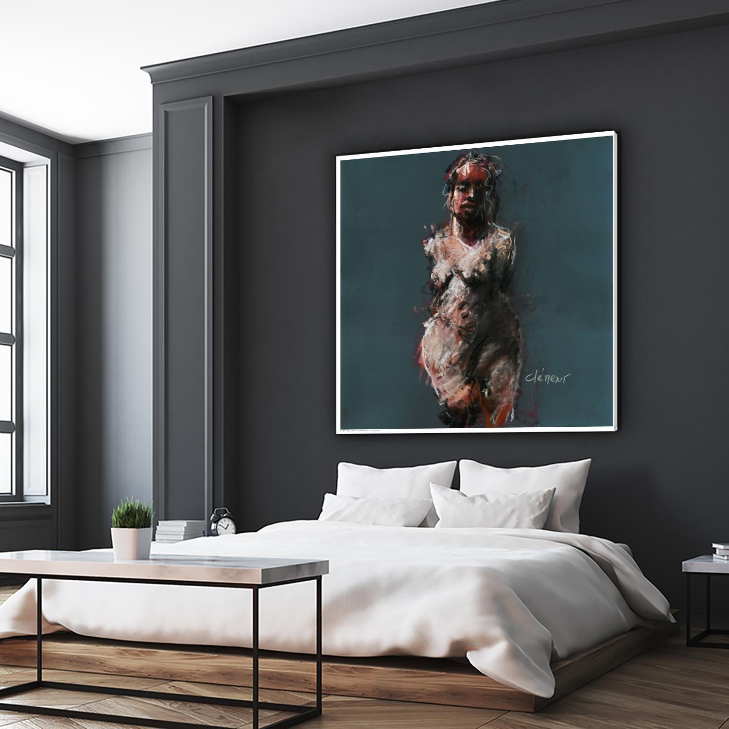 Emary by Jacques Clement on GIANT ART - beige nude