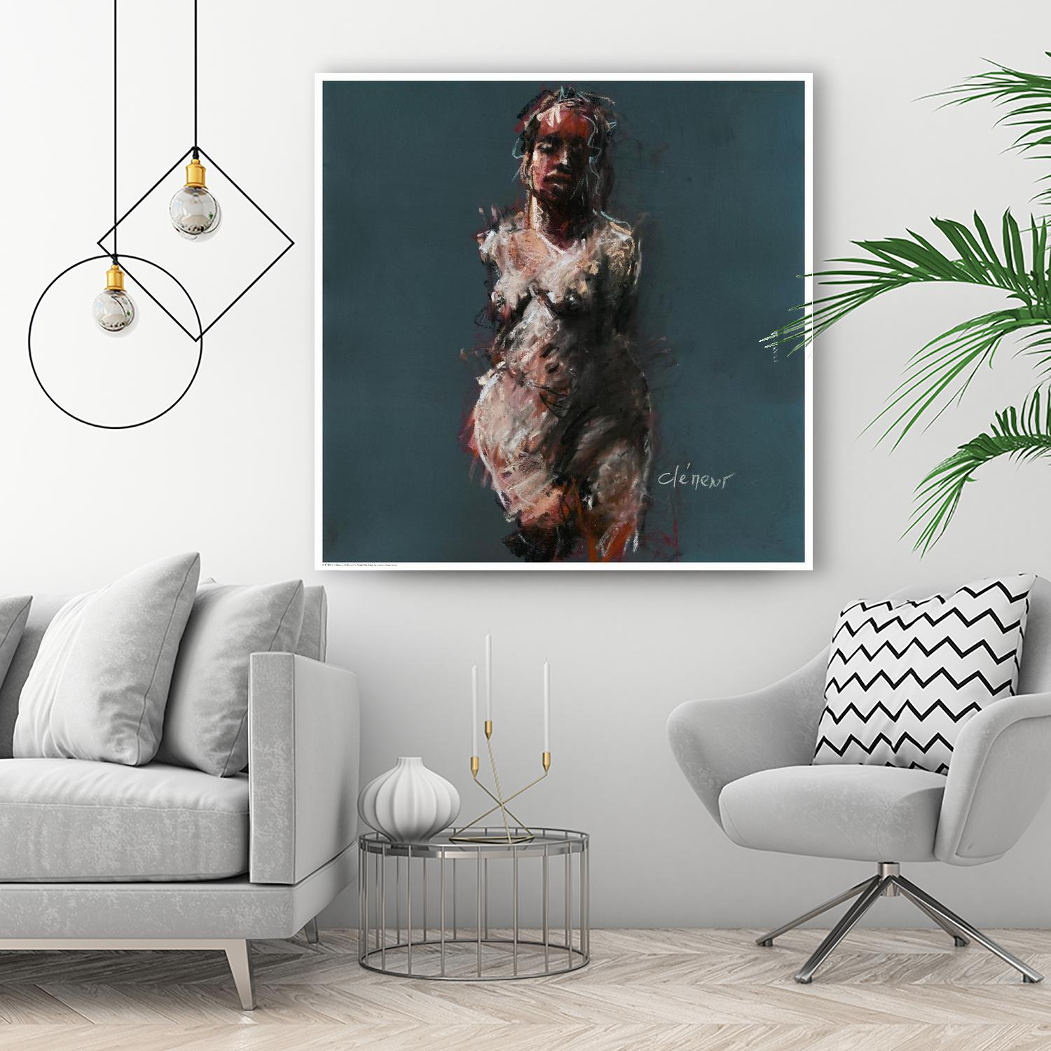 Emary by Jacques Clement on GIANT ART - beige nude