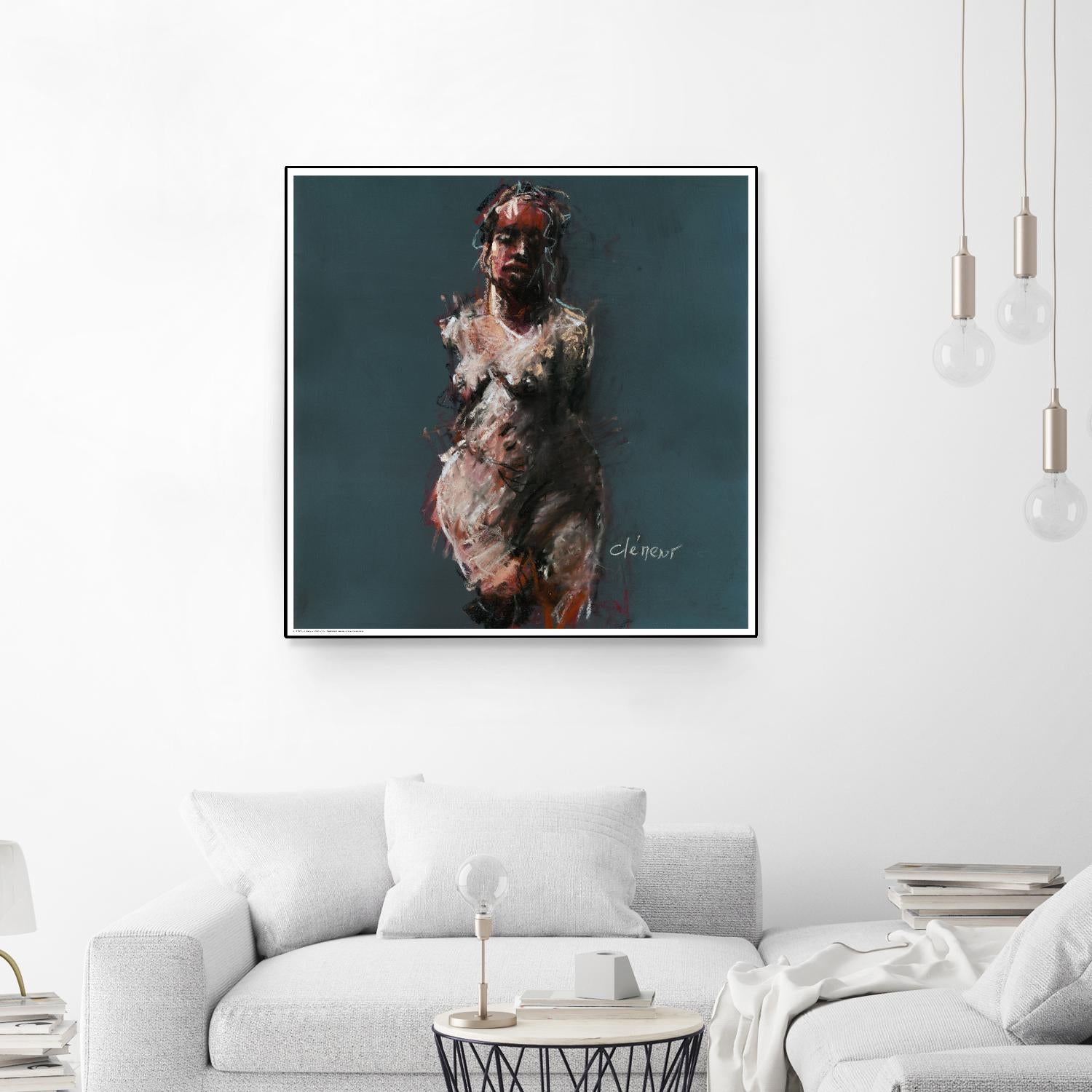 Emary by Jacques Clement on GIANT ART - beige nude