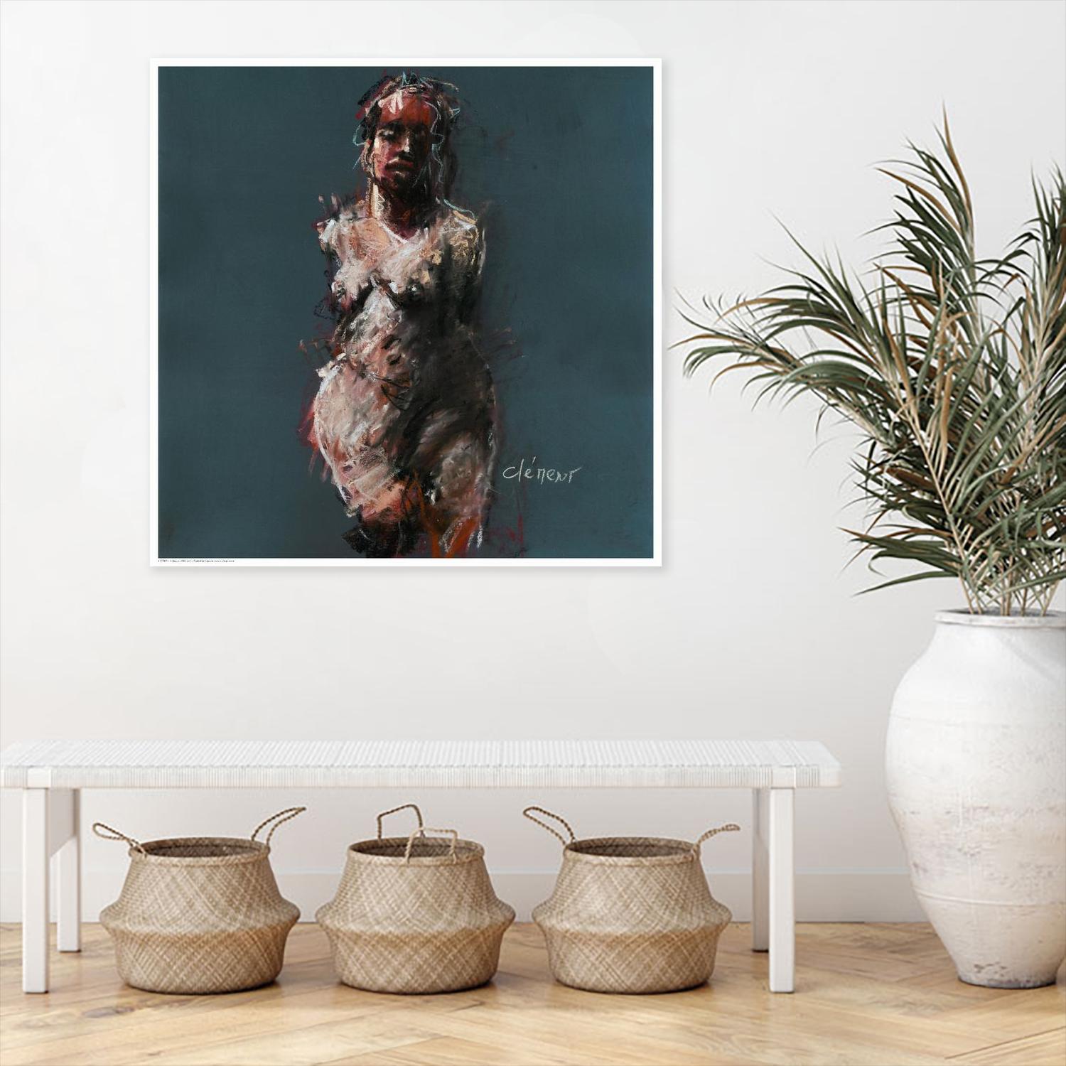 Emary by Jacques Clement on GIANT ART - beige nude