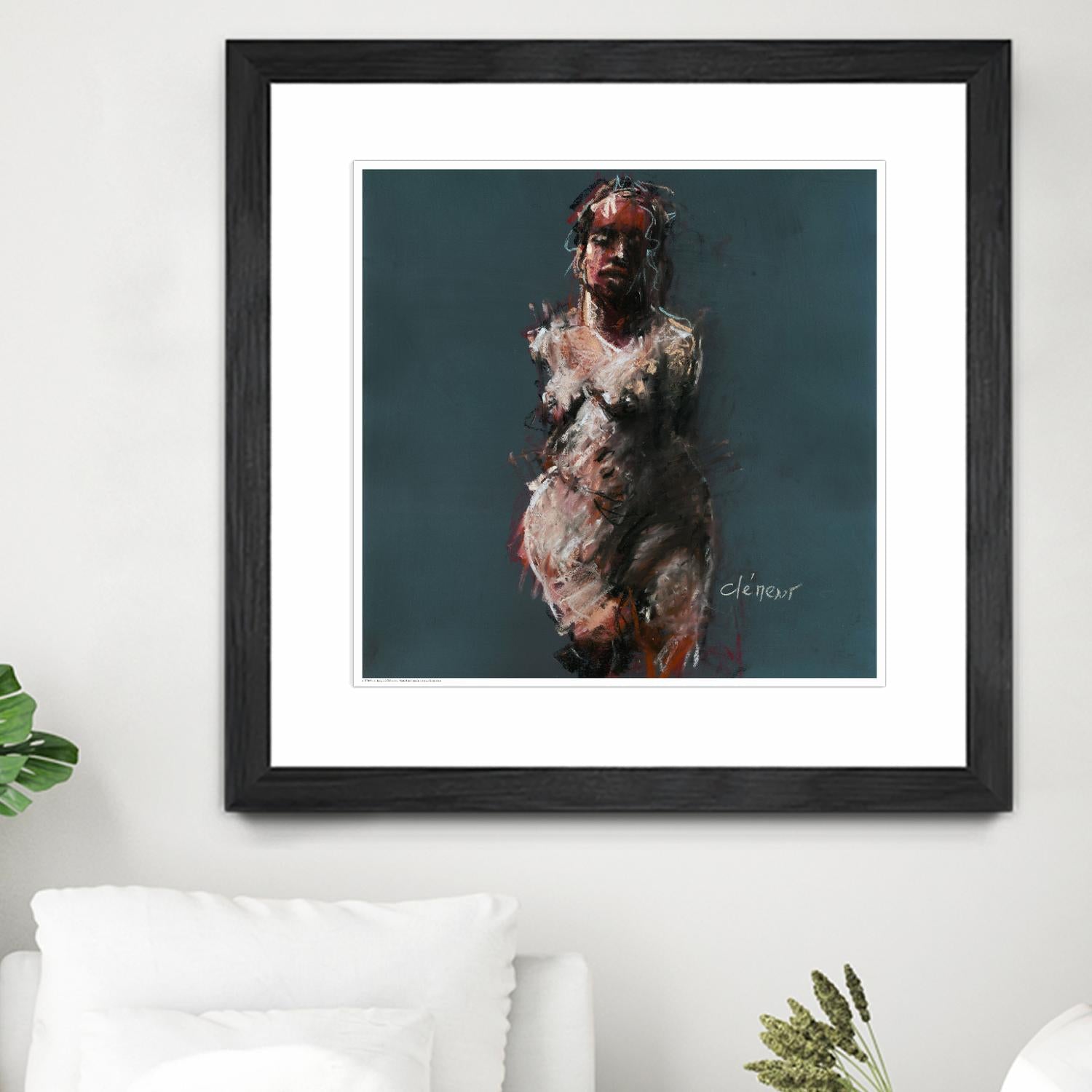 Emary by Jacques Clement on GIANT ART - beige nude