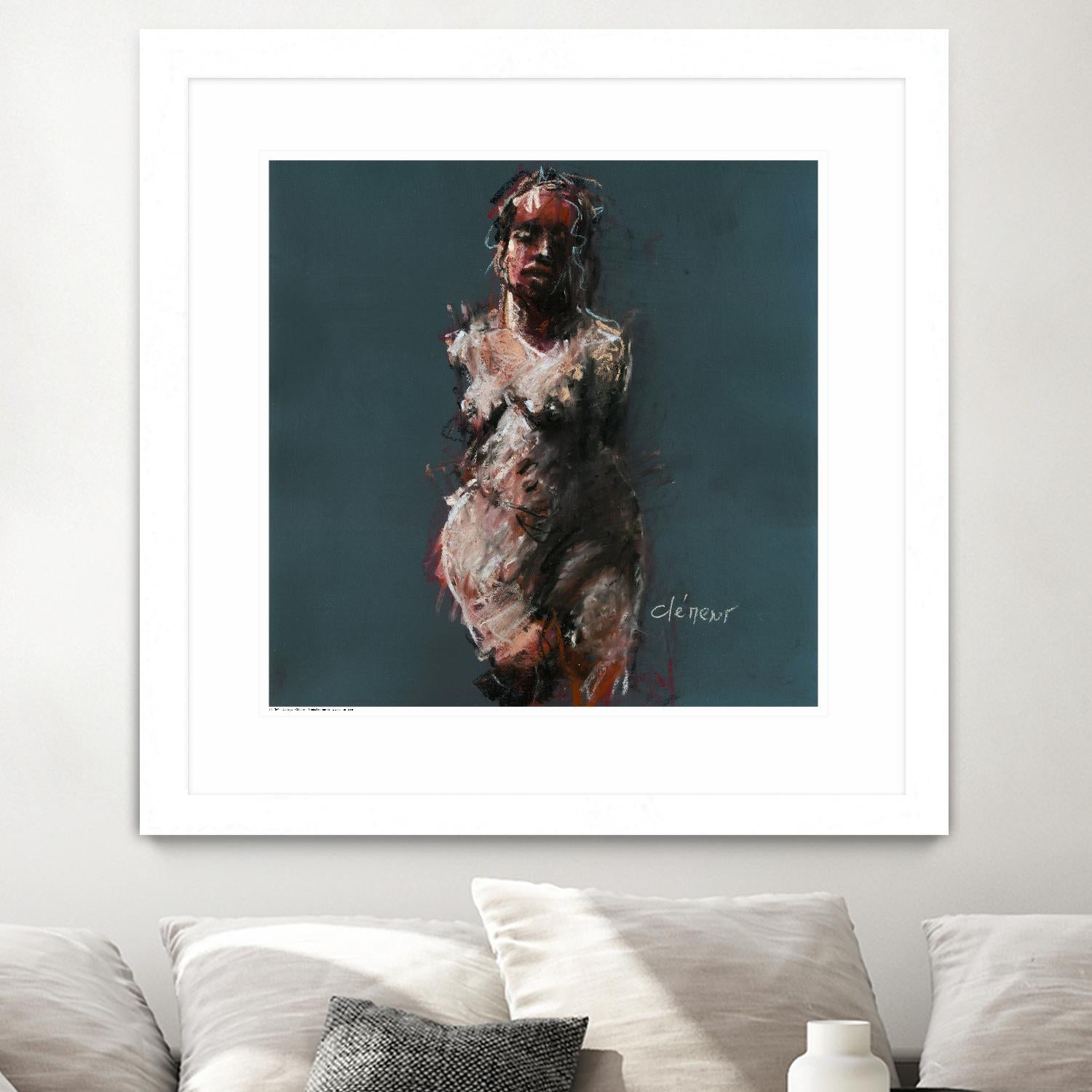 Emary by Jacques Clement on GIANT ART - beige nude