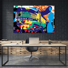 Delvautitude by Ray Lengelé on GIANT ART - blue pop art - alternative