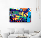 Delvautitude by Ray Lengelé on GIANT ART - blue pop art - alternative