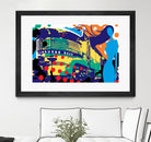 Delvautitude by Ray Lengelé on GIANT ART - blue pop art - alternative