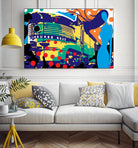 Delvautitude by Ray Lengelé on GIANT ART - blue pop art - alternative