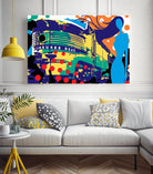 Delvautitude by Ray Lengelé on GIANT ART - blue pop art - alternative