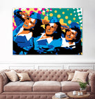 Sisters by Ray Lengelé on GIANT ART - green pop art - alternative