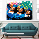 Sisters by Ray Lengelé on GIANT ART - green pop art - alternative