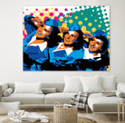Sisters by Ray Lengelé on GIANT ART - green pop art - alternative