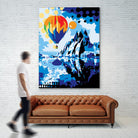 Ballon by Ray Lengelé on GIANT ART - blue landscape artistes du québec