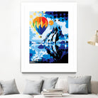 Ballon by Ray Lengelé on GIANT ART - blue landscape artistes du québec