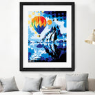 Ballon by Ray Lengelé on GIANT ART - blue landscape artistes du québec