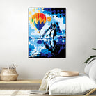 Ballon by Ray Lengelé on GIANT ART - blue landscape artistes du québec