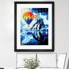 Ballon by Ray Lengelé on GIANT ART - blue landscape artistes du québec