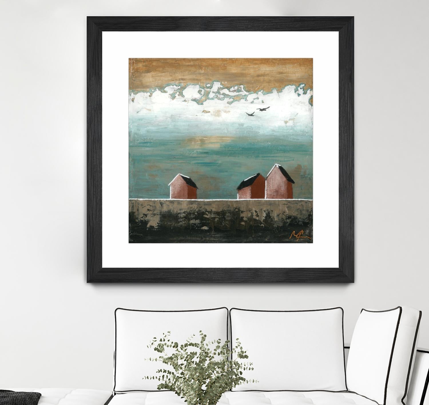 Plaine espace by Marie Claprood on GIANT ART - white landscape