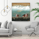 Plaine espace by Marie Claprood on GIANT ART - white landscape