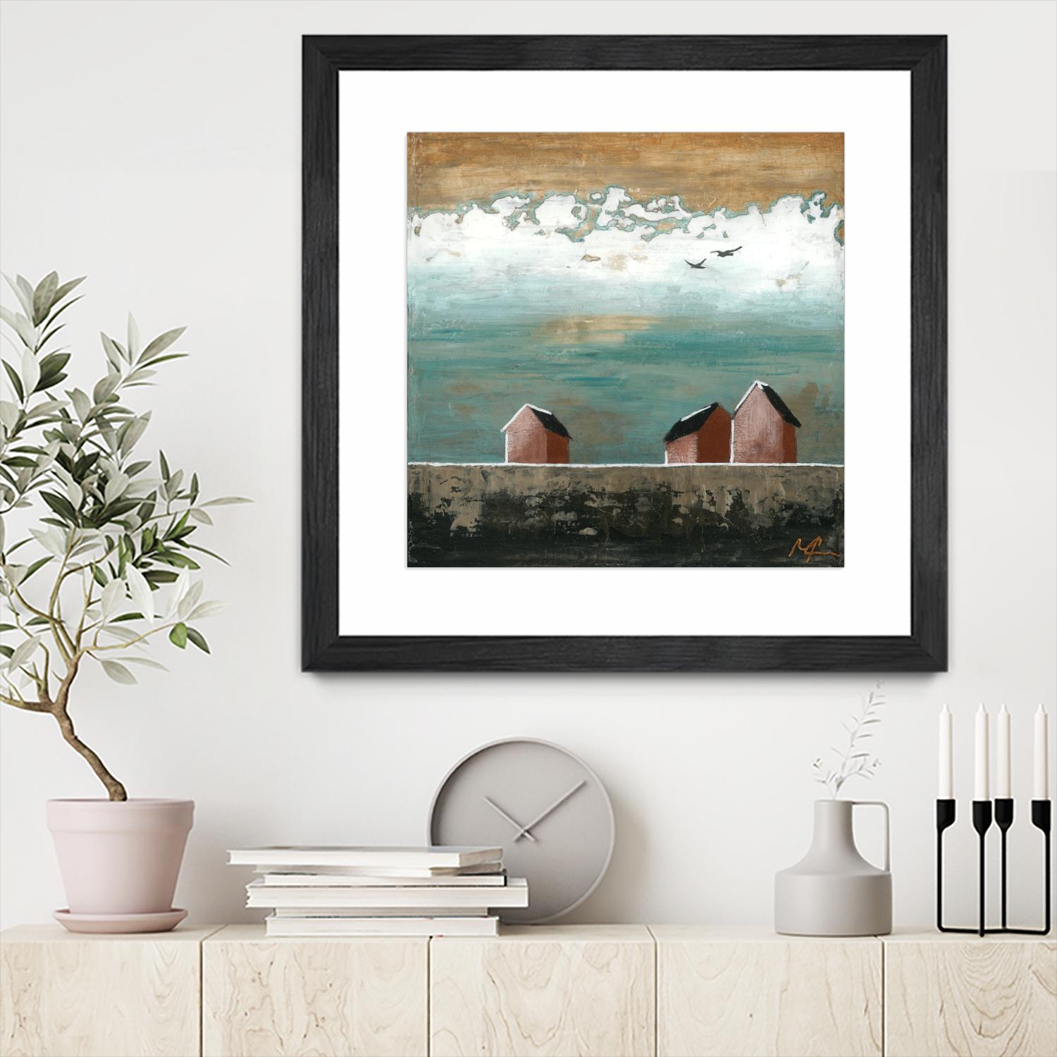 Plaine espace by Marie Claprood on GIANT ART - white landscape