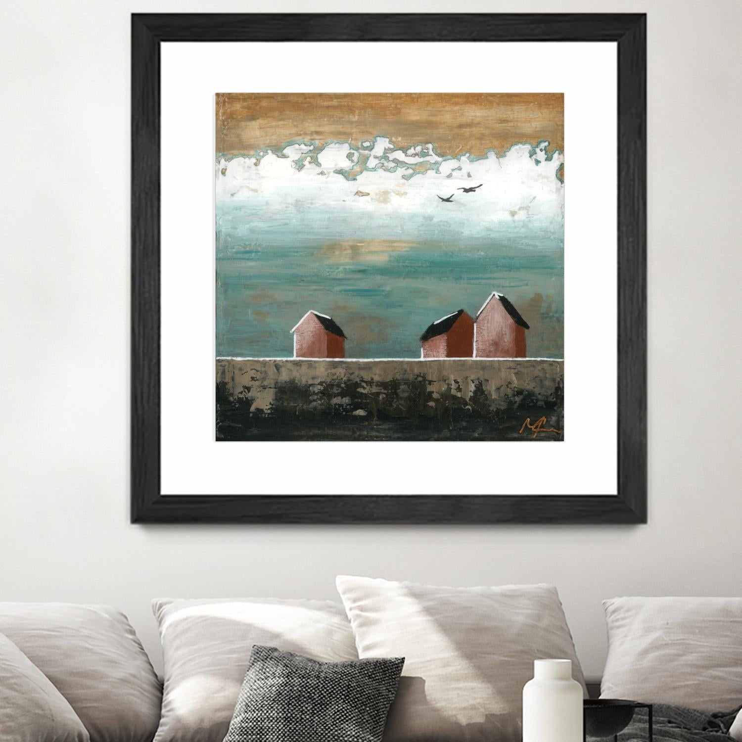 Plaine espace by Marie Claprood on GIANT ART - white landscape