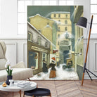 Street in Quebec 1912 by Steven Lamb on GIANT ART - grey everyday life